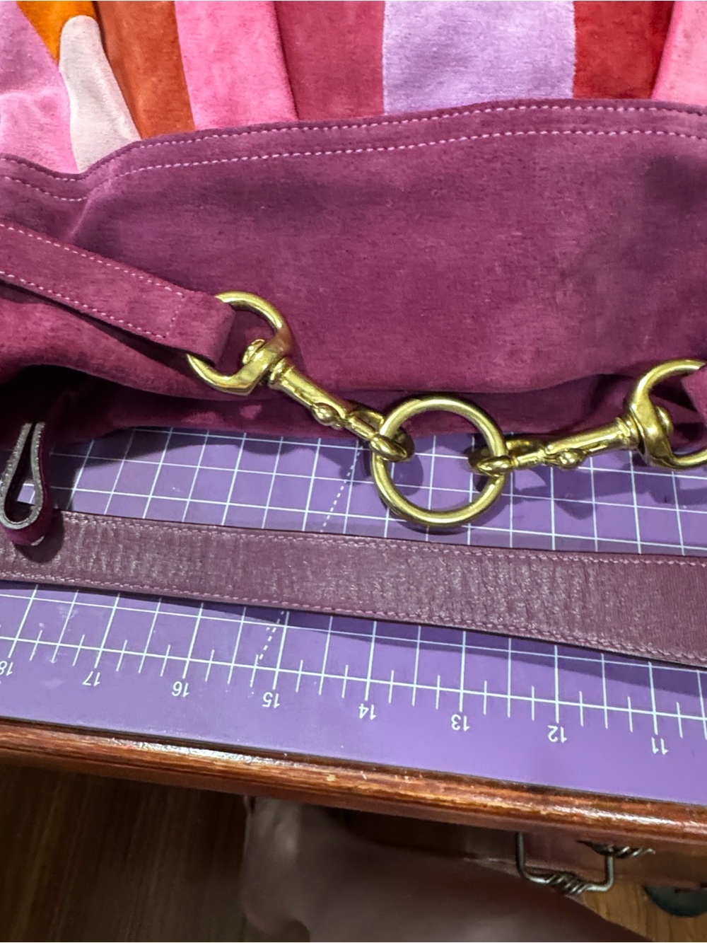 2005 Vintage Coach Mosaic Pleated Hampton Hobo - Picture 7 of 11